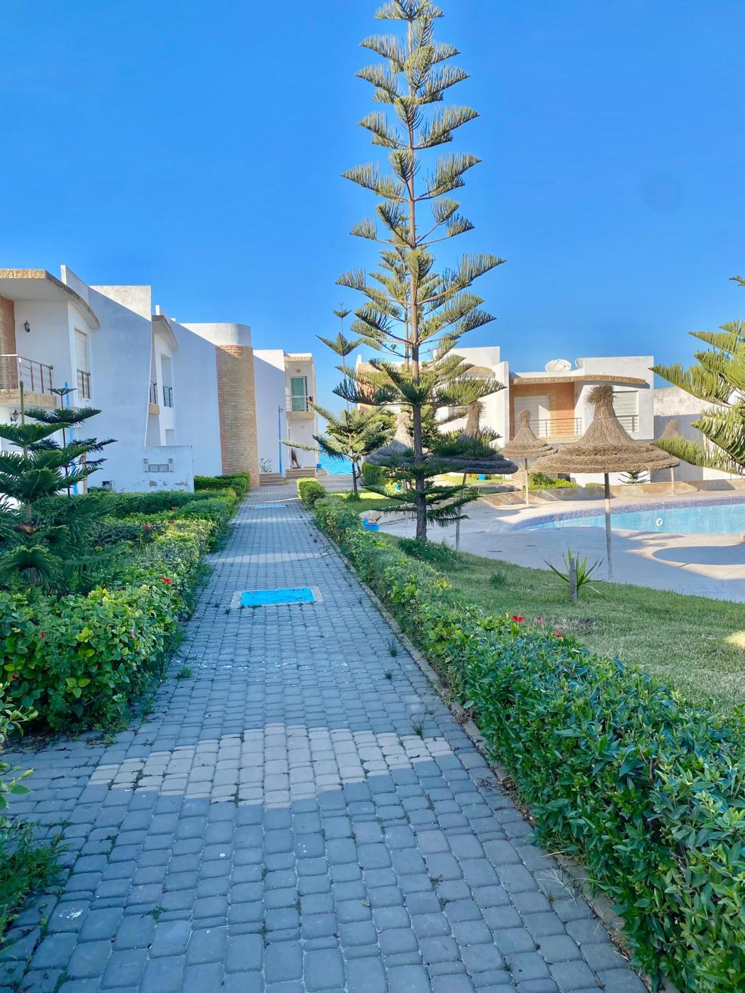 Splendid Beachfront Villa In Sidi Bouzid Beach With Pool Douar Ourlali Buitenkant foto