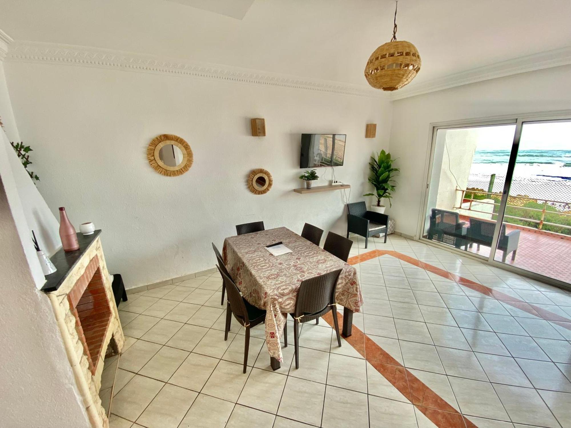 Splendid Beachfront Villa In Sidi Bouzid Beach With Pool Douar Ourlali Buitenkant foto